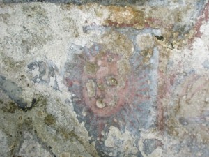 Alcuni affreschi della Grotta di Santu Liu 
