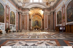 S. Maria degli Angeli and dei Martiri in Rome, Italy.