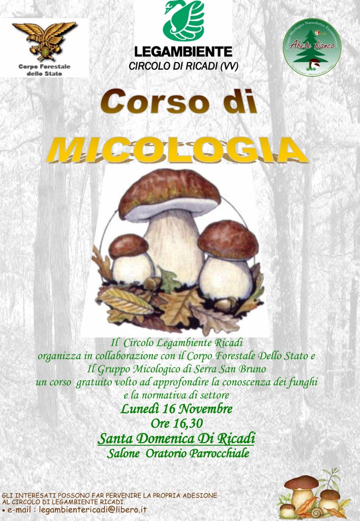 Corso Micologia 16-11-15