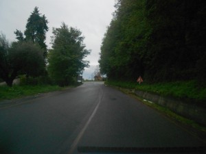 Un tratto della Via dei Pioppi