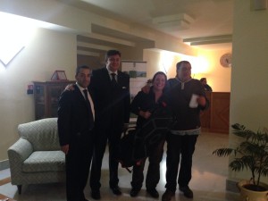 La vincitrice del Trofeo Mediolanum Marilena Petrosillo insieme al Presidente Salvino Pace e lo Sponsor Roberto Maria Naso