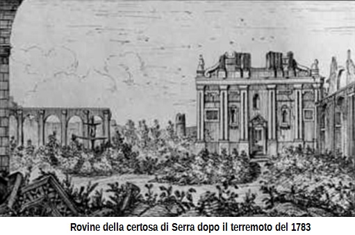 Certosa di Serra distrutta nel 1783